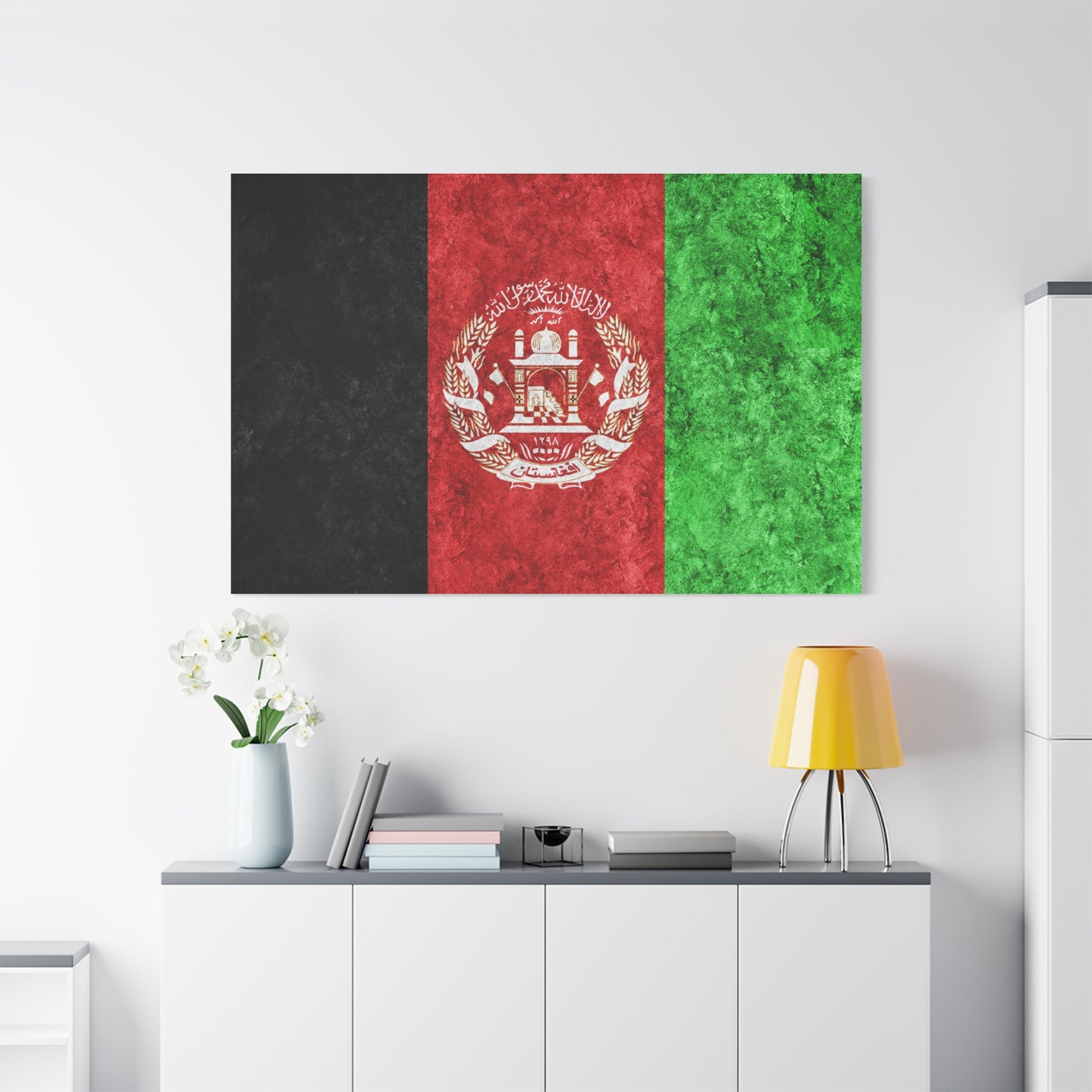 Afghanistan Flag Matte Canvas