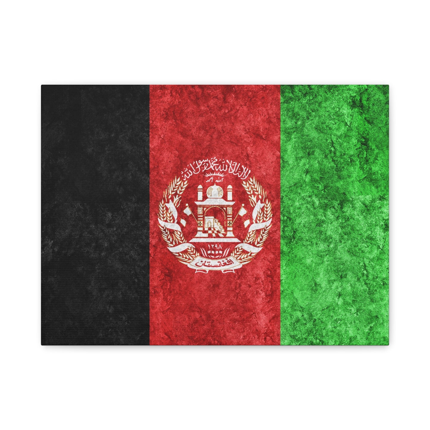 Afghanistan Flag Matte Canvas