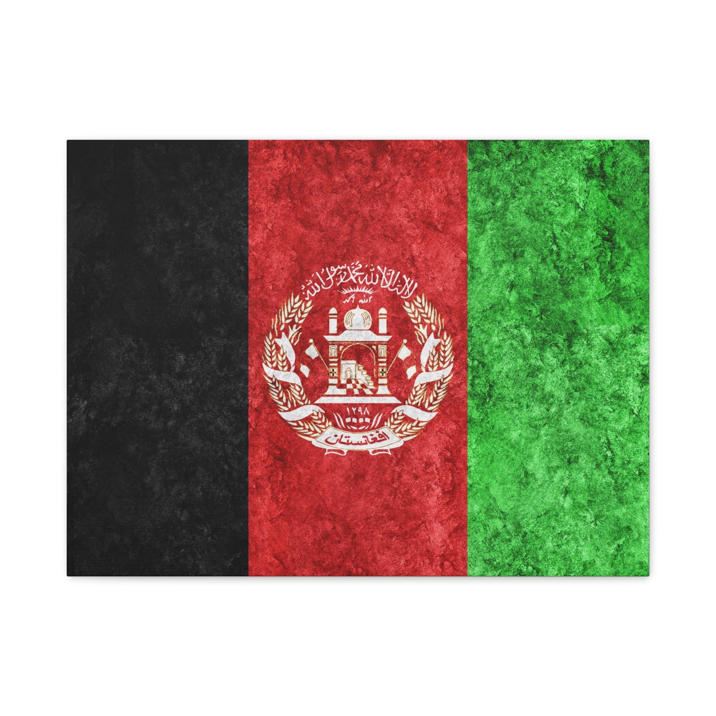 Afghanistan Flag Matte Canvas