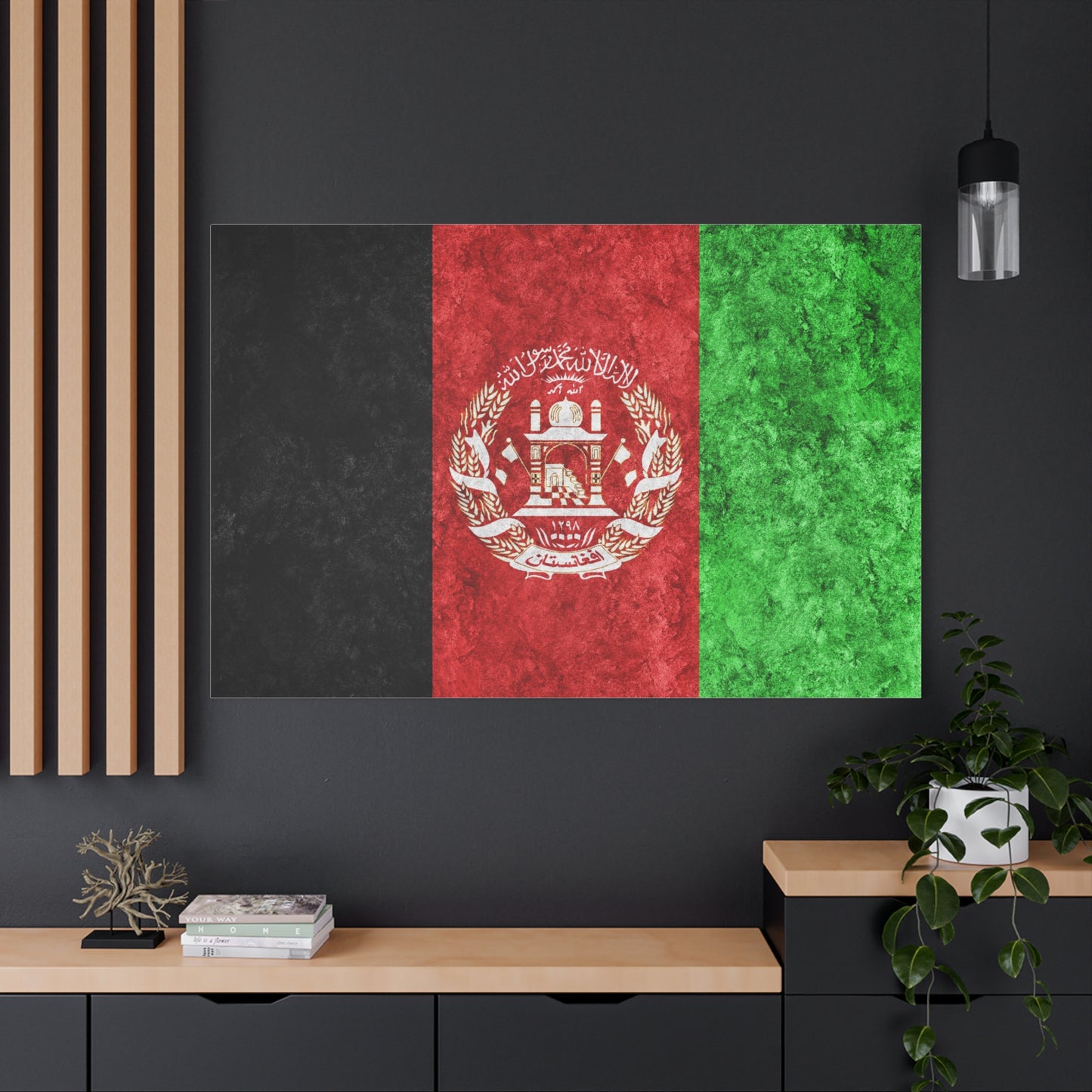 Afghanistan Flag Matte Canvas