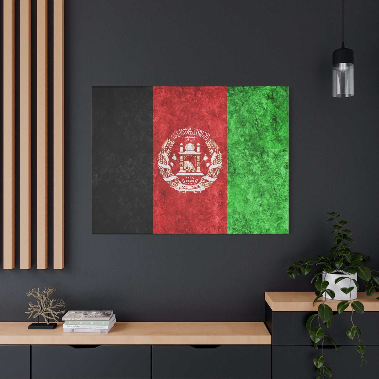 Afghanistan Flag Matte Canvas