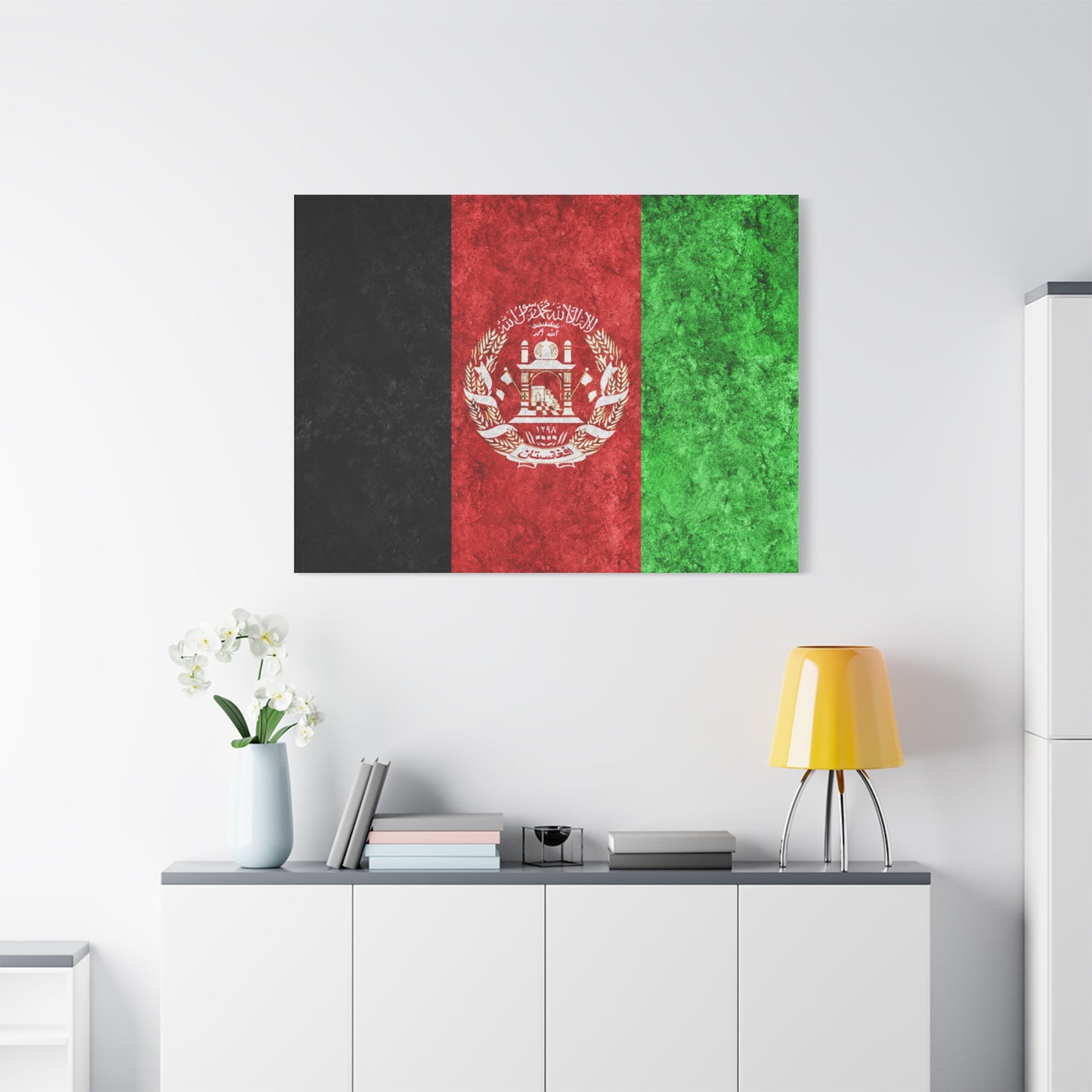 Afghanistan Flag Matte Canvas