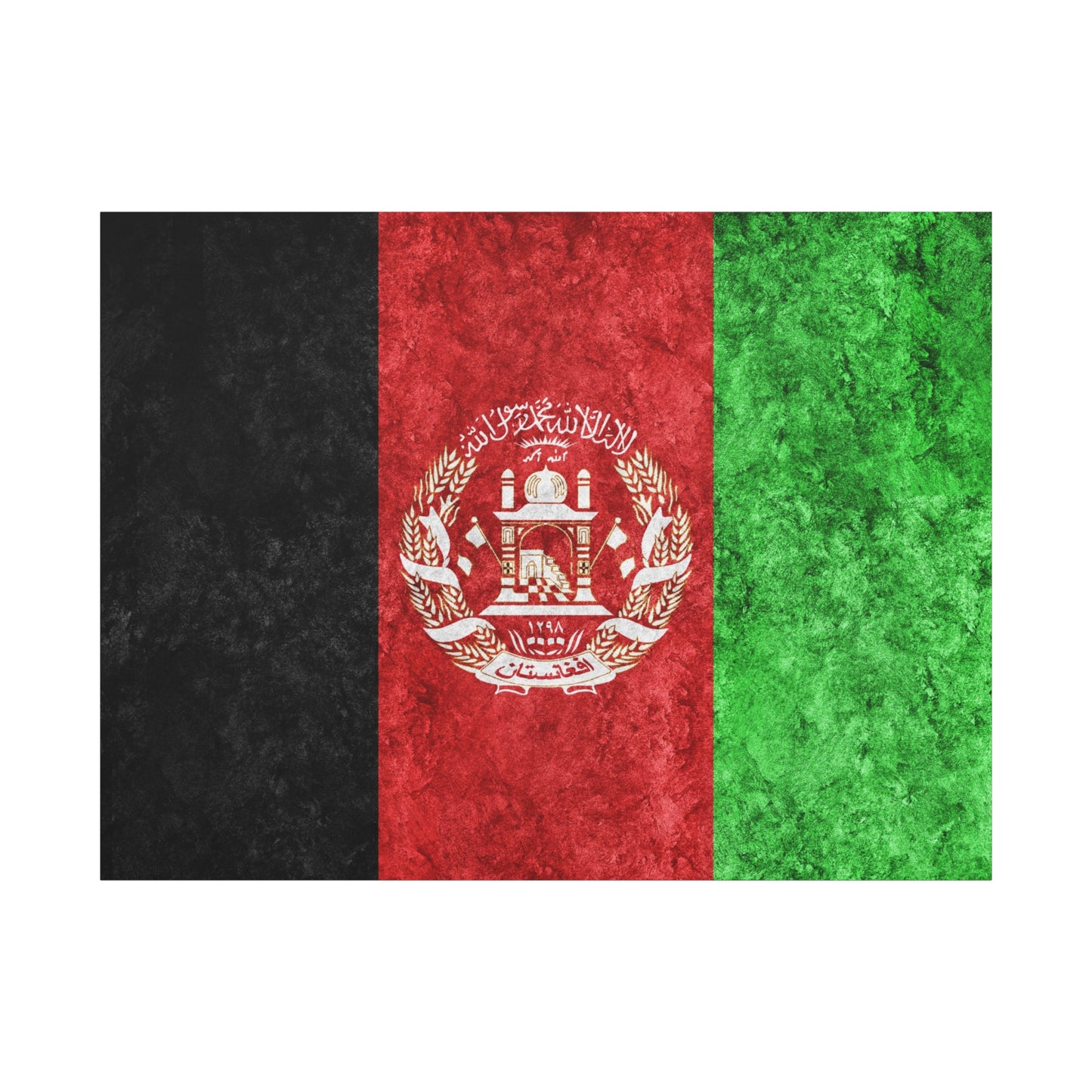 Afghanistan Flag Matte Canvas