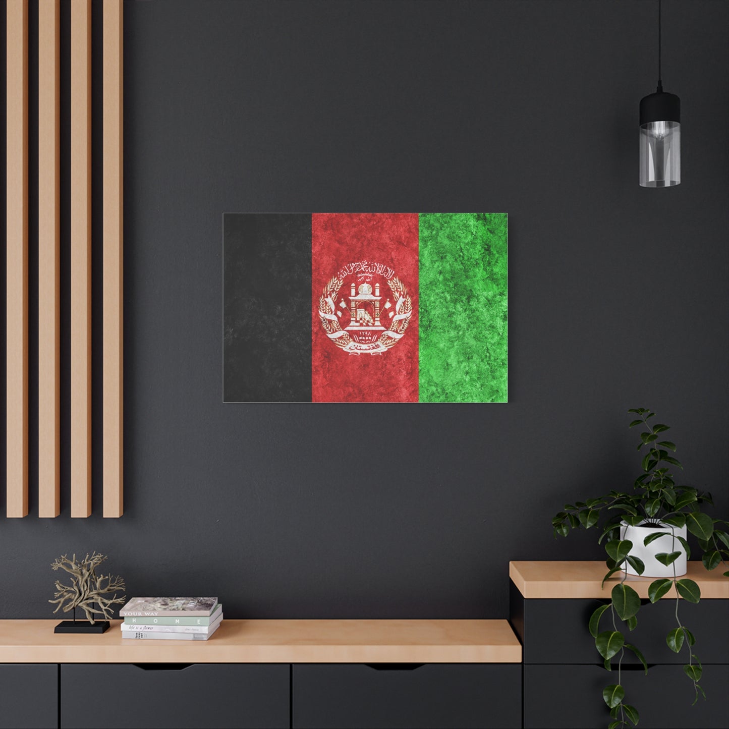 Afghanistan Flag Matte Canvas