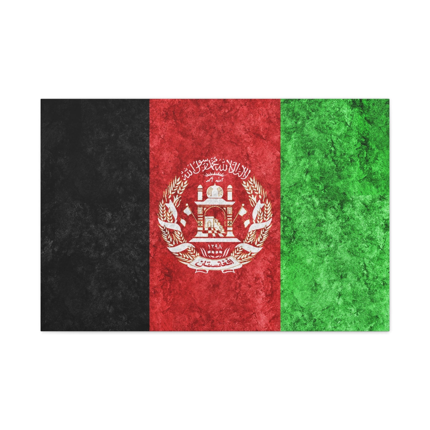 Afghanistan Flag Matte Canvas